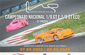 3ª PROVA DO CAMPEONATO NACIONAL 1/8 GT e Trofeu 1/8 GTE
